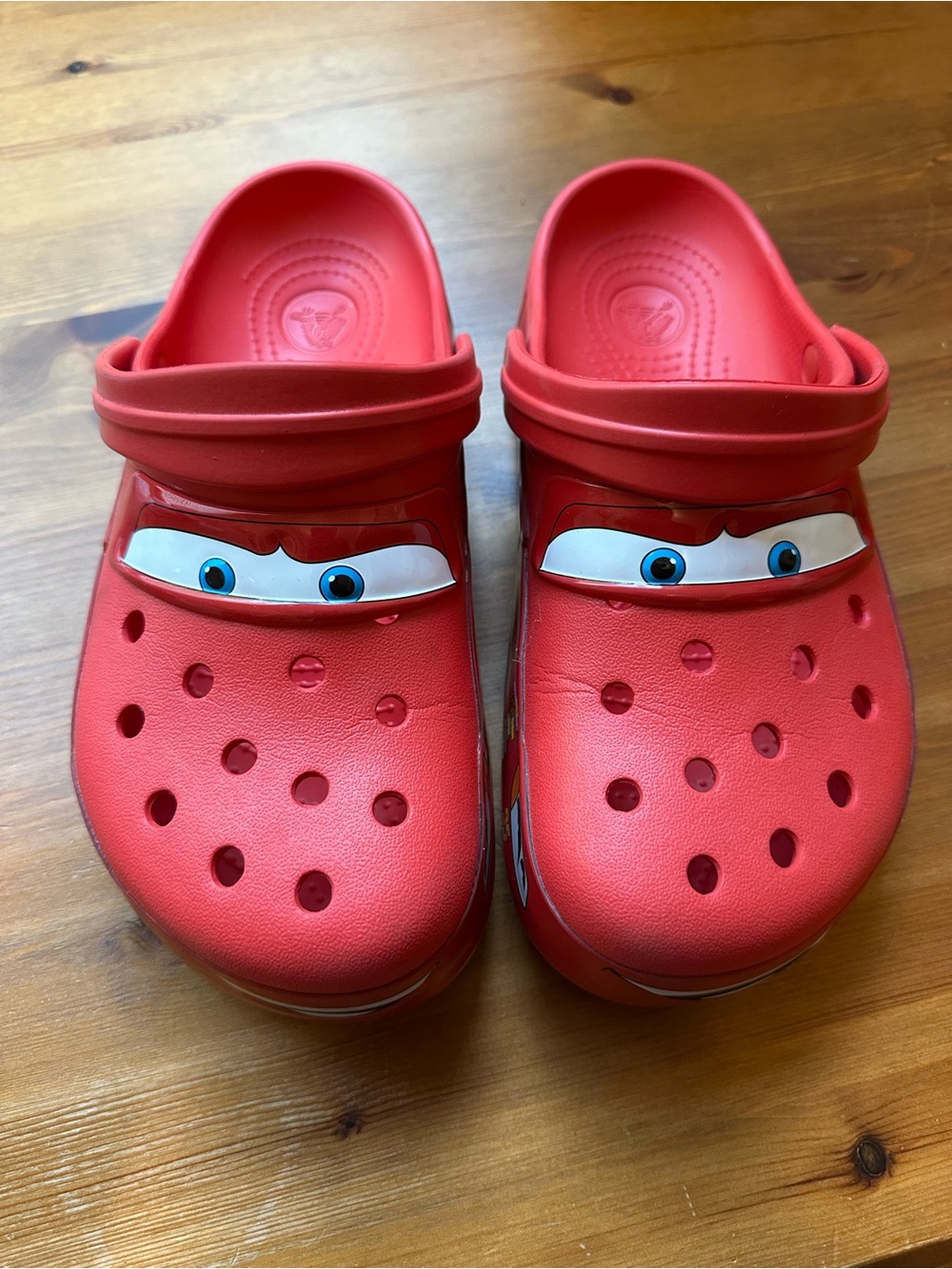Authentic Lightning McQueen Disney Crocs Adult M7/W9